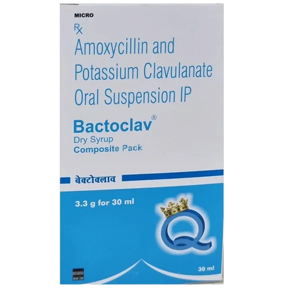 bactoclav dry syrup 30 ml